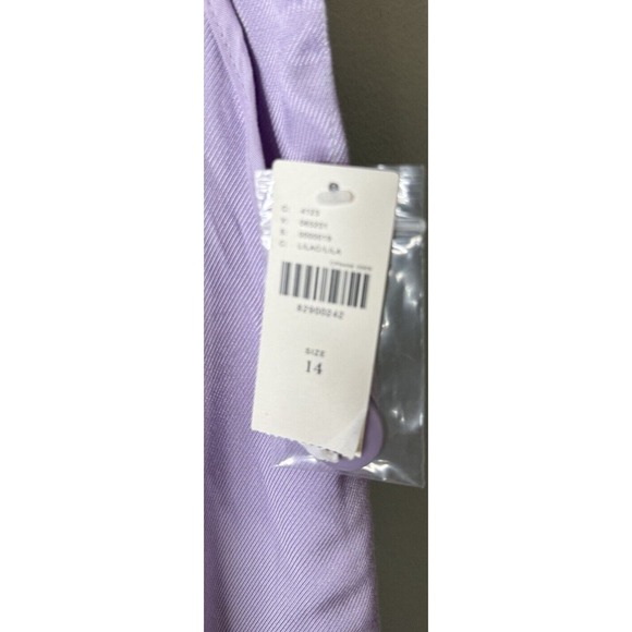 NWT: Anthropologie Lavender Cargo Wide leg pants size 14 - Picture 5 of 8